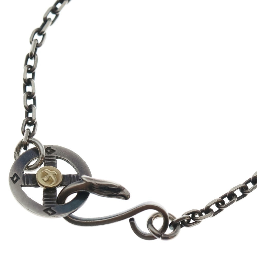 goro's(ゴローズ) メタル付きホイール細角チェーン ネックレスチェーン BGA086