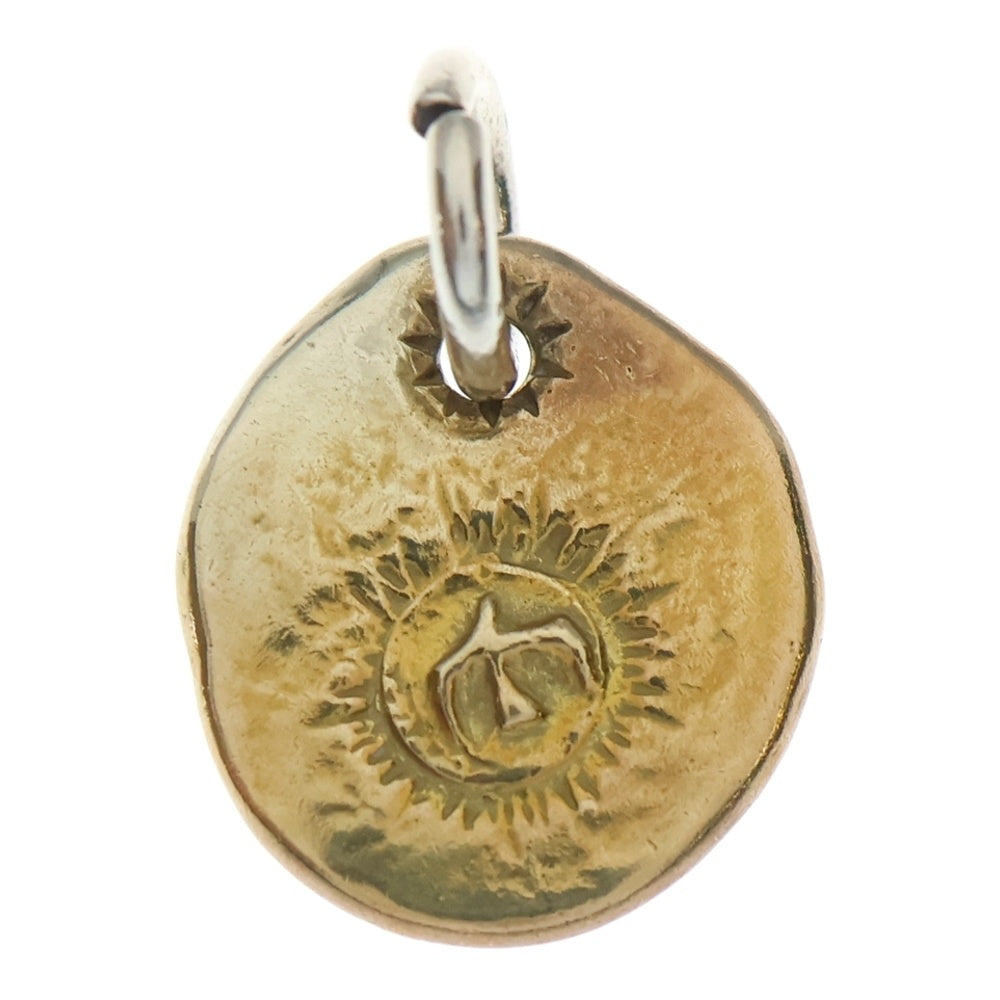 【goro's】ゴローズ 太陽メタル（縦15㎜×横14㎜） goro's(ゴローズ) 【オールド】全金in太陽メタル大 ペンダントトップ