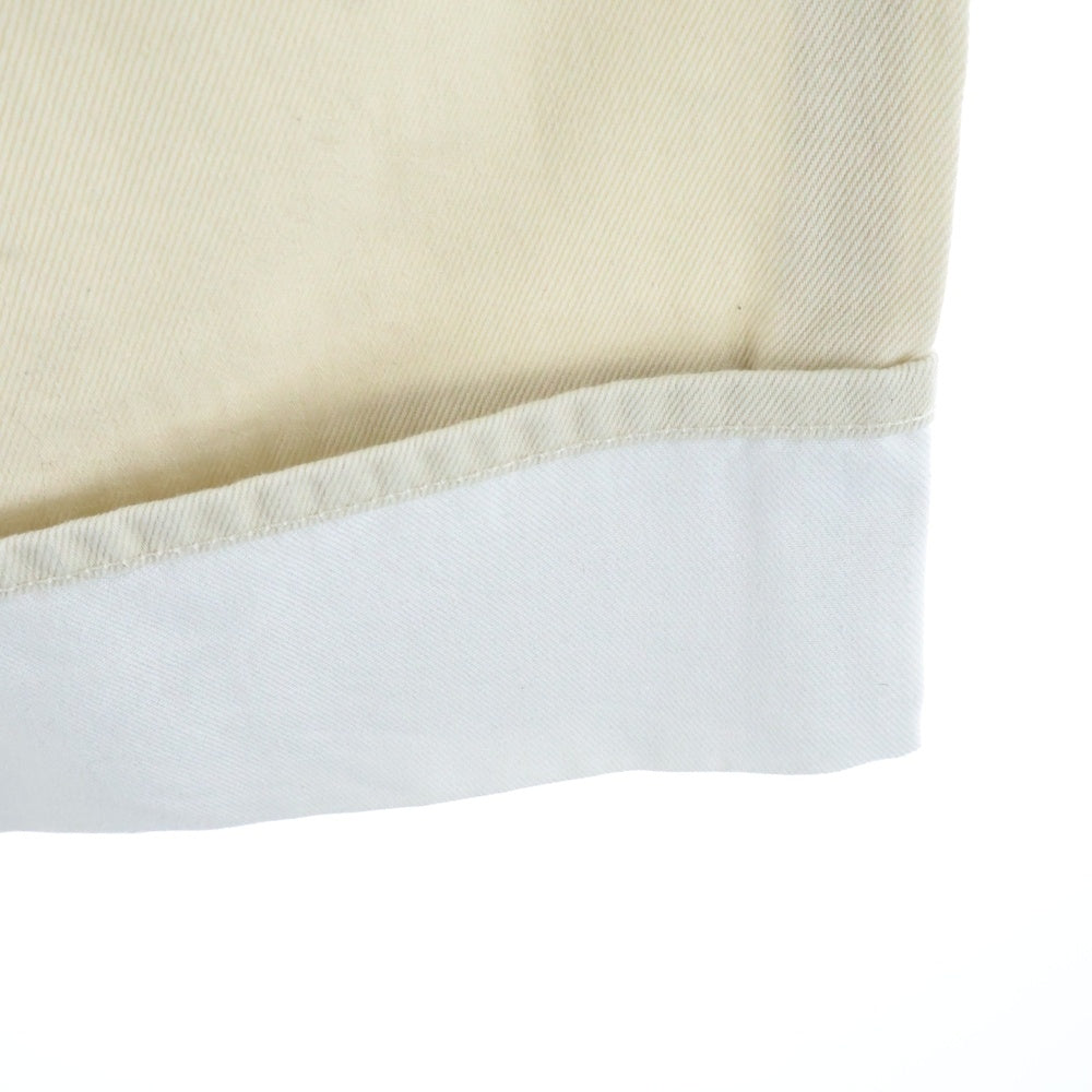 BOTTEGA VENETA(ボッテガヴェネタ) 25SS Turned Up Jeans ターンアップデニムパンツ 824659 V5DV0 ホワイト レディース