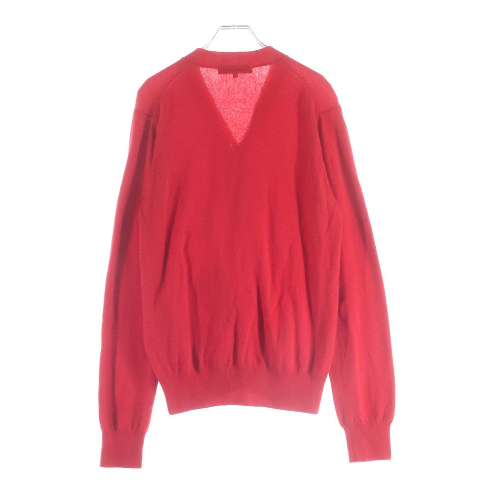 CHROME HEARTS(クロムハーツ) × COMME des GARCONS CASHMERE CARDIGAN クロスボールボタン カシミア ニットカーディガン レッド KP-N001 レディース