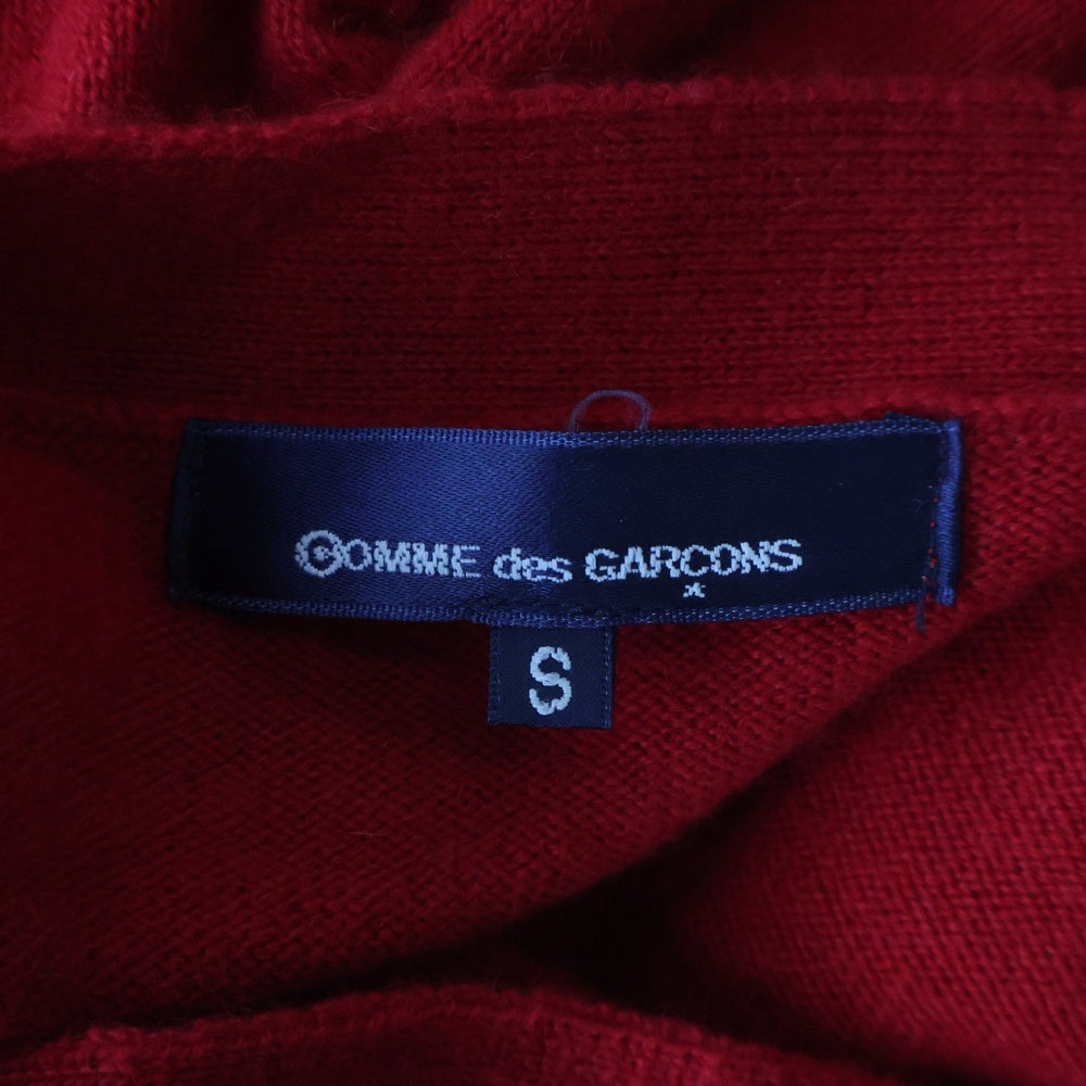CHROME HEARTS(クロムハーツ) × COMME des GARCONS CASHMERE CARDIGAN クロスボールボタン カシミア ニットカーディガン レッド KP-N001 レディース