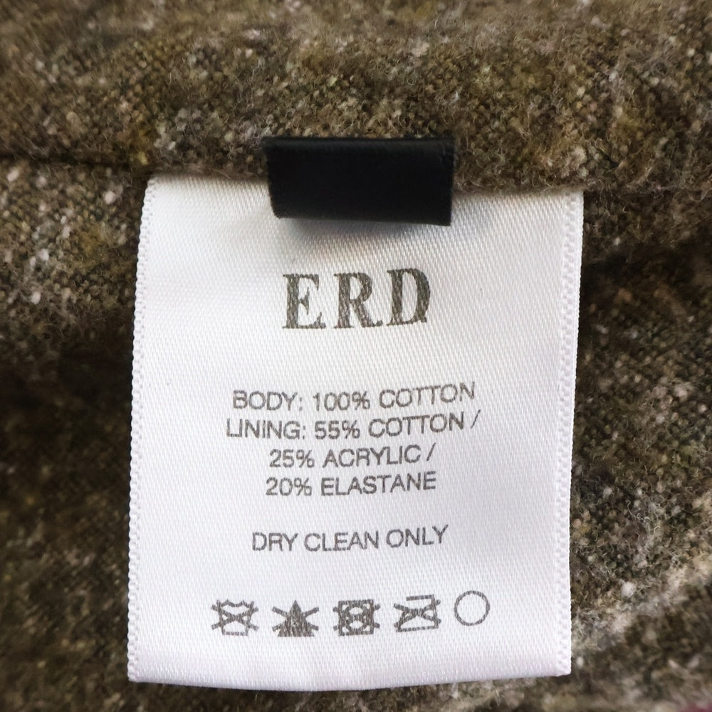 ENFANTS RICHES DEPRIMES(アンファンリッシュデプリメ) 24AW Faces Blanket Lined Work Jacket フェイスブランケットライナーワークジャケット ボルドー