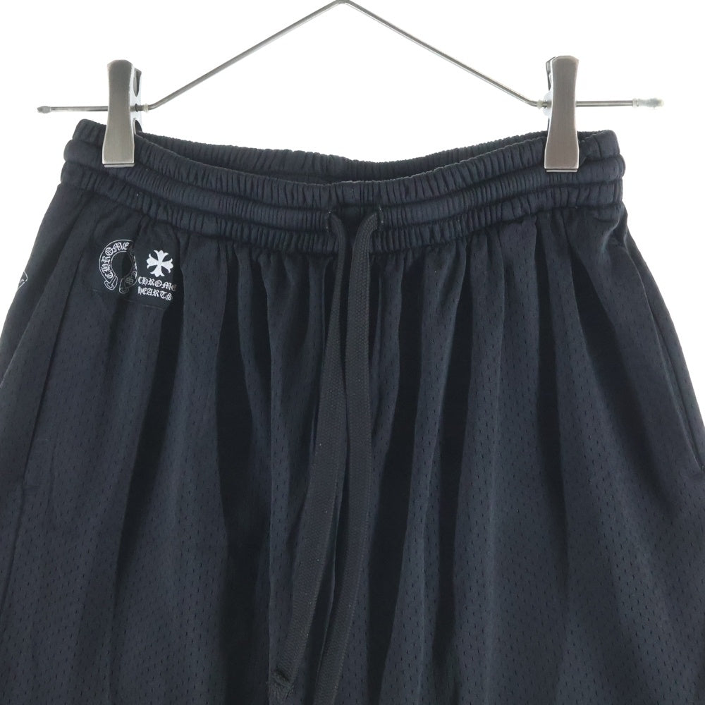 CHROME HEARTS(クロムハーツ) MESH VARSITY SHORTS CHプリントメッシュハーフパンツ ブラック