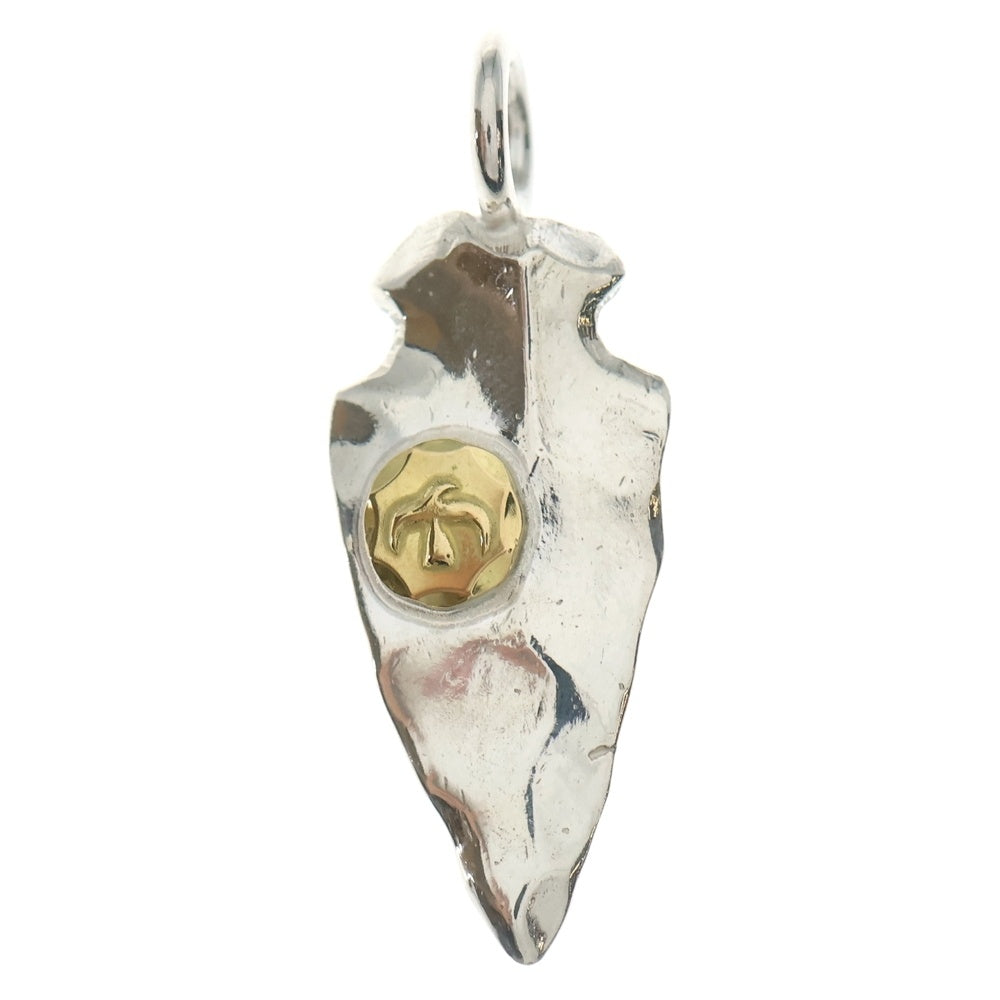 goro's(ゴローズ) 【新品】【現行】メタル付き矢じり小 ペンダントトップ シルバー/ゴールド BGA165