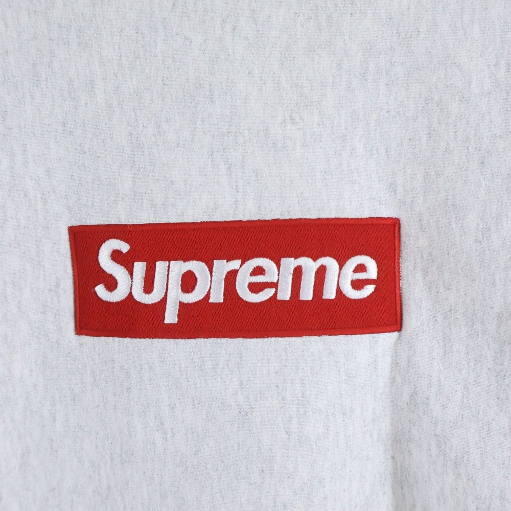 SUPREME(シュプリーム) 18AW Box Logo Crewneck Sweatshirt ボックスロゴクルーネック長袖スウェットトレーナー グレー