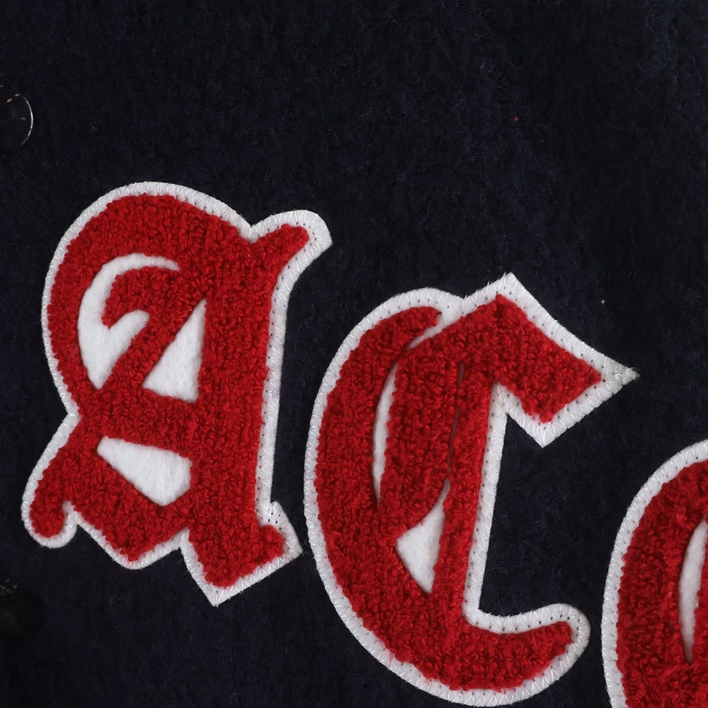 Palace Skateboards(パレススケートボーズ) 24AW Hooded Varsity Jacket フーデッドバーシティジャケット ネイビー