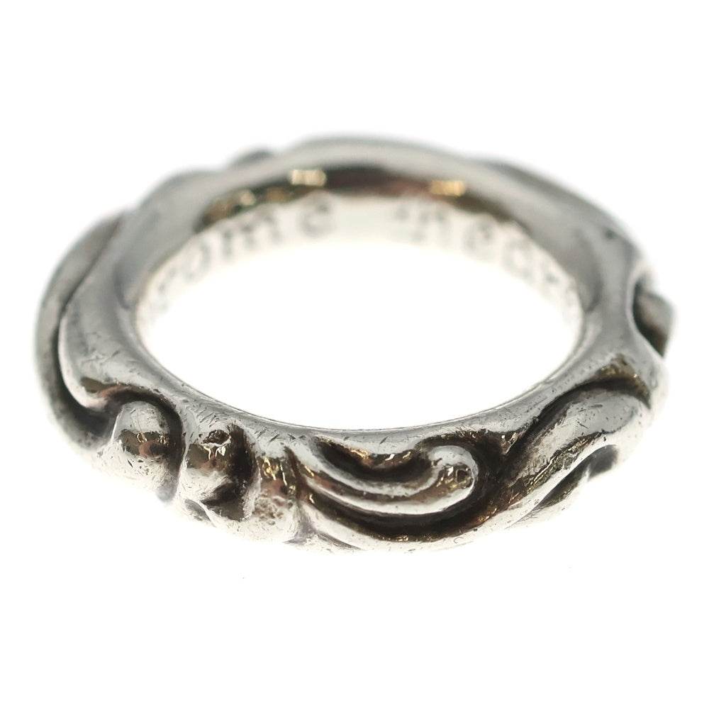 CHROME HEARTS(クロムハーツ) SCRL BAND スクロールバンド リング シルバー BCA351