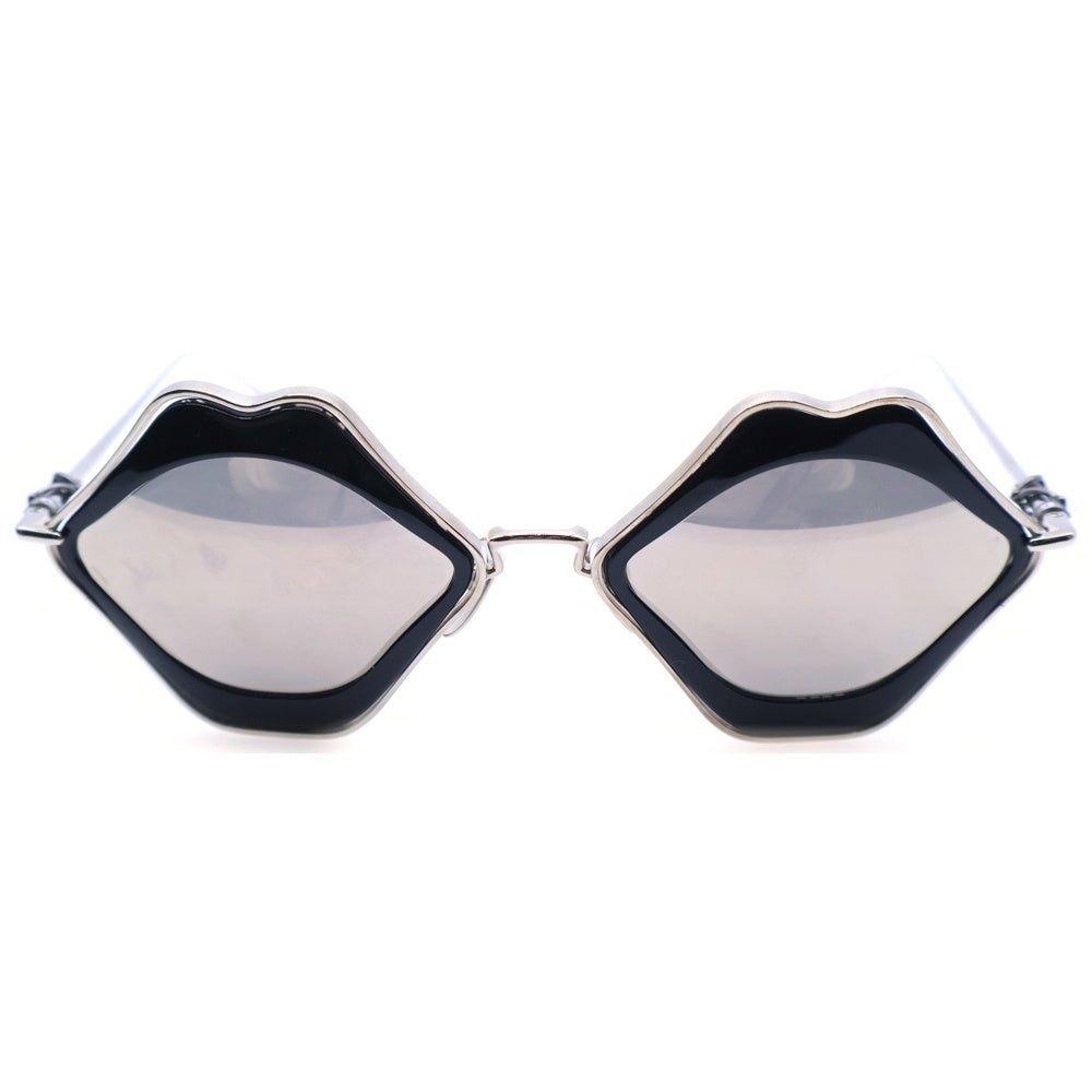 CHROME HEARTS(クロムハーツ) ×MATTY BOY PRO CHOMPER マッティボーイ チョンパー メタルフレームサングラス 眼鏡 シルバー/ブラック