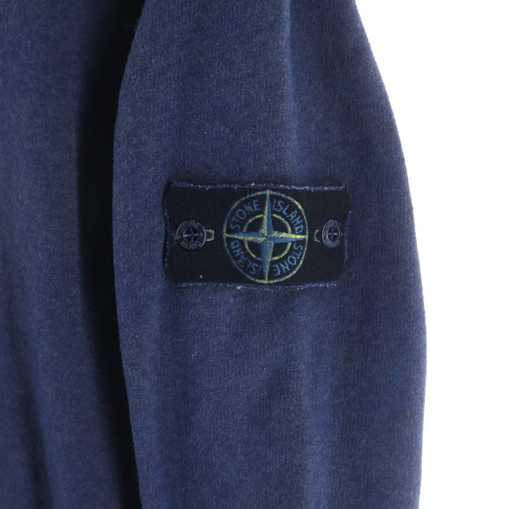 STONE ISLAND(ストーンアイランド) DUST COLOUR 製品染めワッペンスウェットトレーナー 731562290 ネイビー
