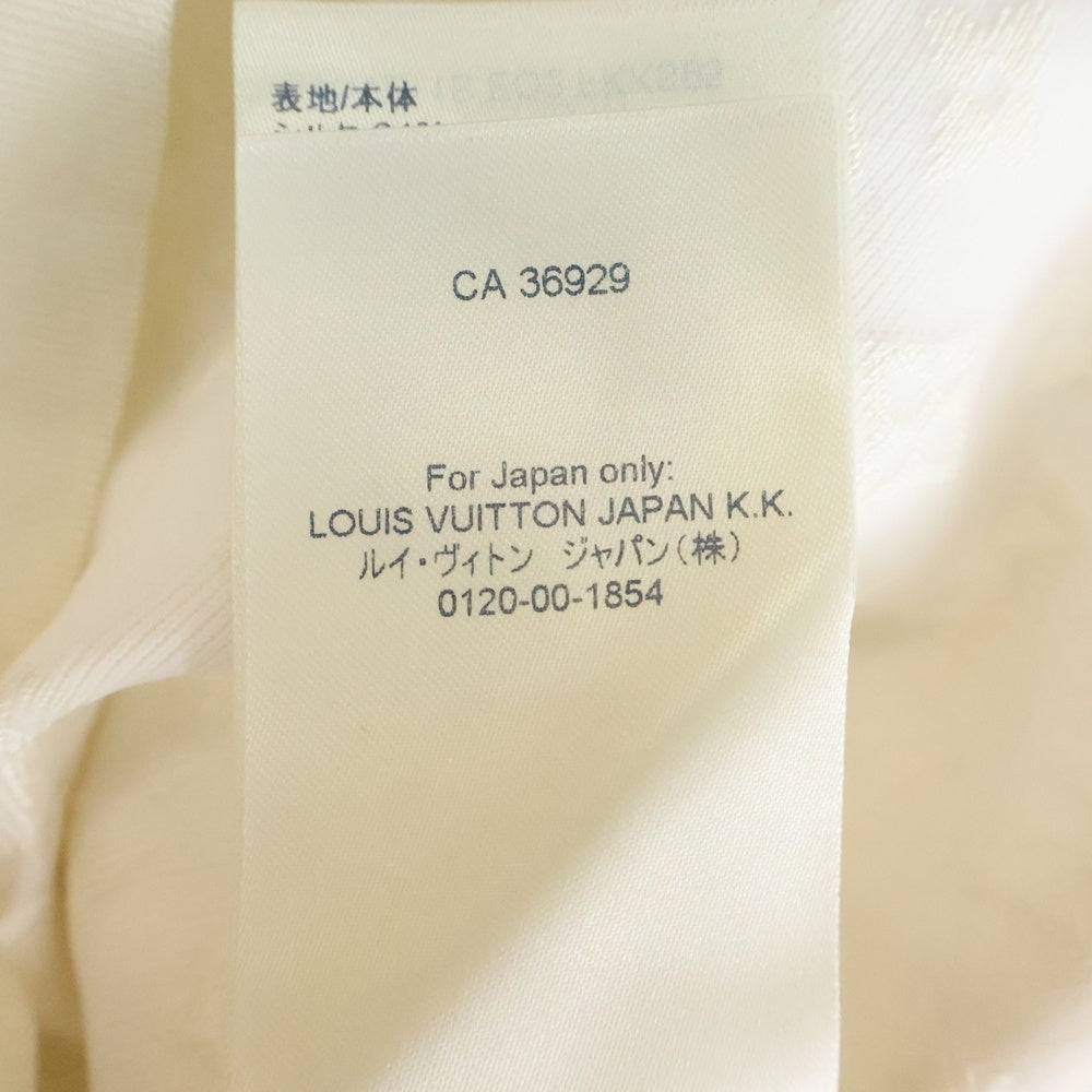 LOUIS VUITTON(ルイヴィトン) モノグラムエンボスドロゴ半袖カットソー Tシャツ ホワイト レディース