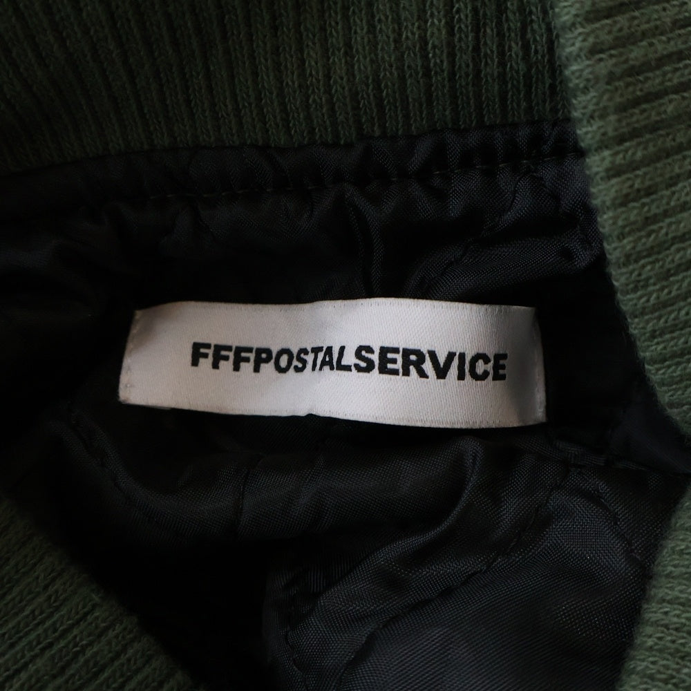 FFFPOSTALSERVICE(トリプルエフポスタルサービス) 25AW Darted MA-1 Bomber ダーテッドボンバージャケット FFFPSFW2505 グリーン