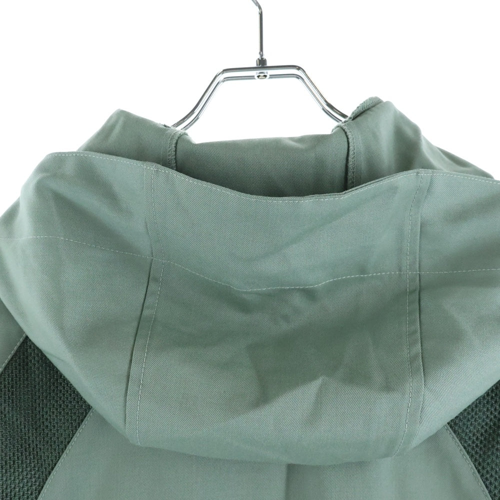 FFFPOSTALSERVICE(トリプルエフポスタルサービス) 25SS AIRE MULTI MESH POCKET JACKET マルチポケットメッシュミリタリージャケット FFFPSFW2509 グリーン