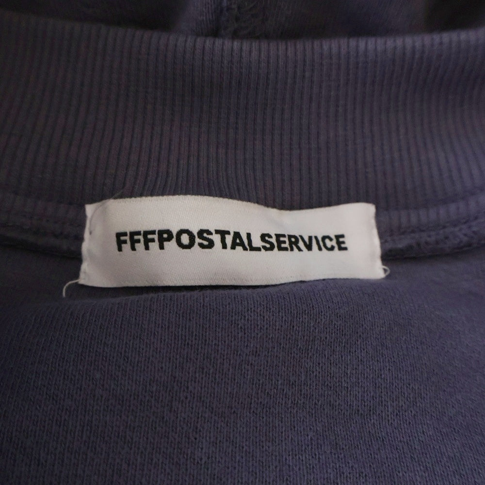 FFFPOSTALSERVICE(トリプルエフポスタルサービス) 25AW ROUND HEM CURVED ZIP-UP HOODIE ラウンドヘム カーブジップアップフーディーパーカー パープル