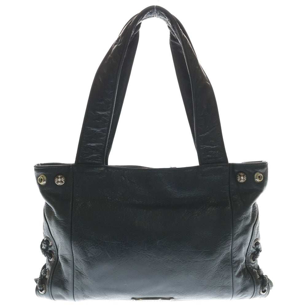 CHROME HEARTS(クロムハーツ) JJ DEAN SMALL JJディーン スモール レザーライダースハンドバッグ ブラック