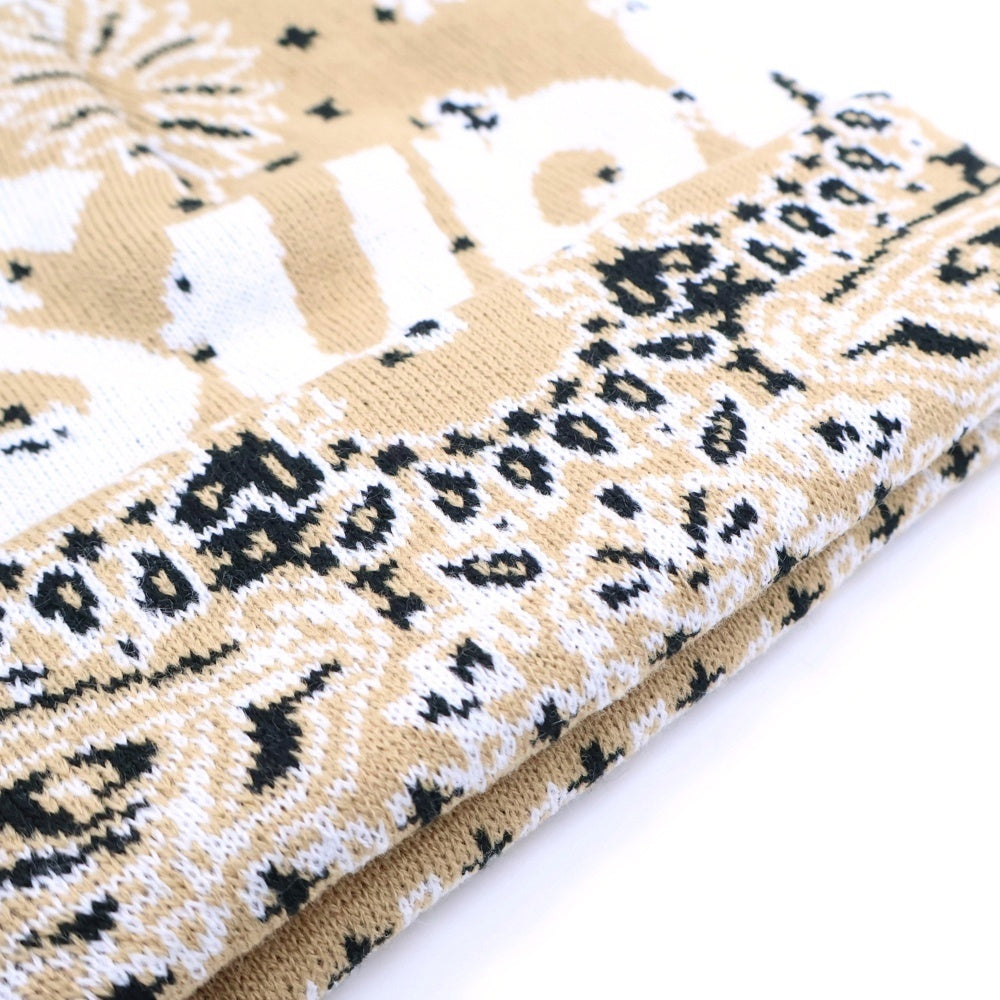 SUPREME(シュプリーム) 24AW Bandana Big Logo Beanie バンダナビッグボックスロゴ ニット帽 ベージュ