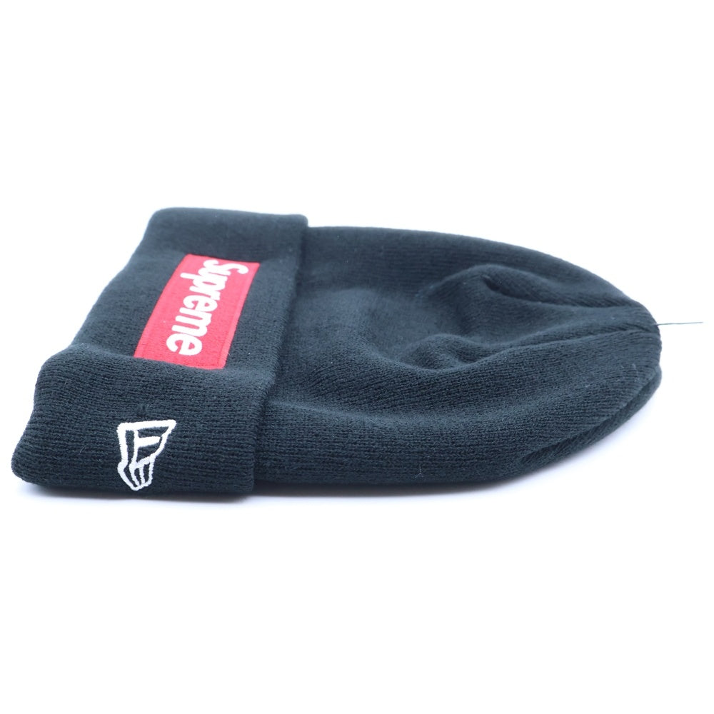 SUPREME(シュプリーム) 24AW ×New Era Box Logo Beanie ニューエラ ボックスロゴ ビーニー ニット帽 帽子 ブラック
