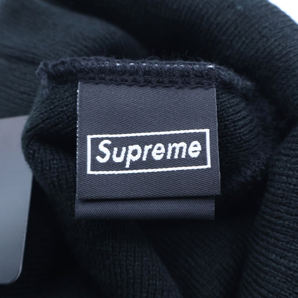 SUPREME(シュプリーム) 24AW ×New Era Box Logo Beanie ニューエラ ボックスロゴ ビーニー ニット帽 帽子 ブラック