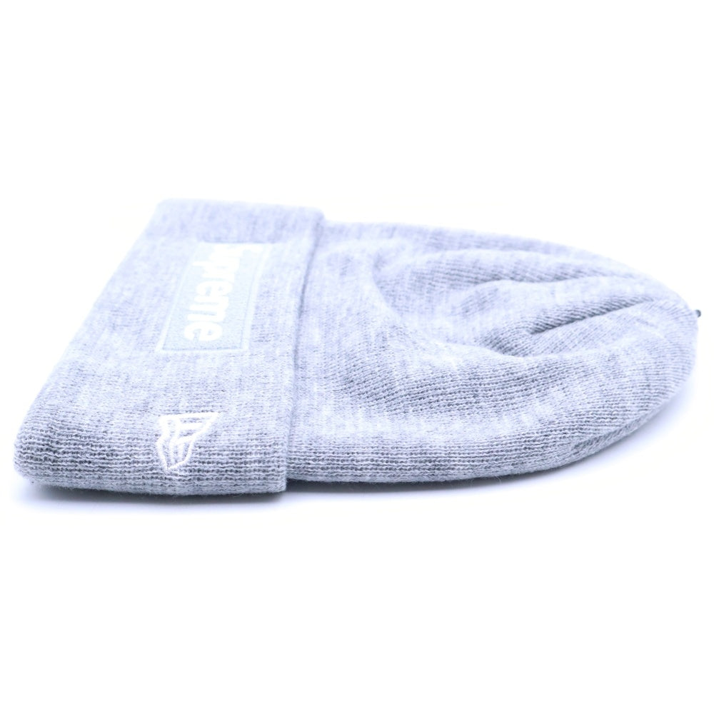 SUPREME(シュプリーム) 24AW ×New Era Box Logo Beanie ニューエラ ボックスロゴ ビーニー ニット帽 帽子 グレー