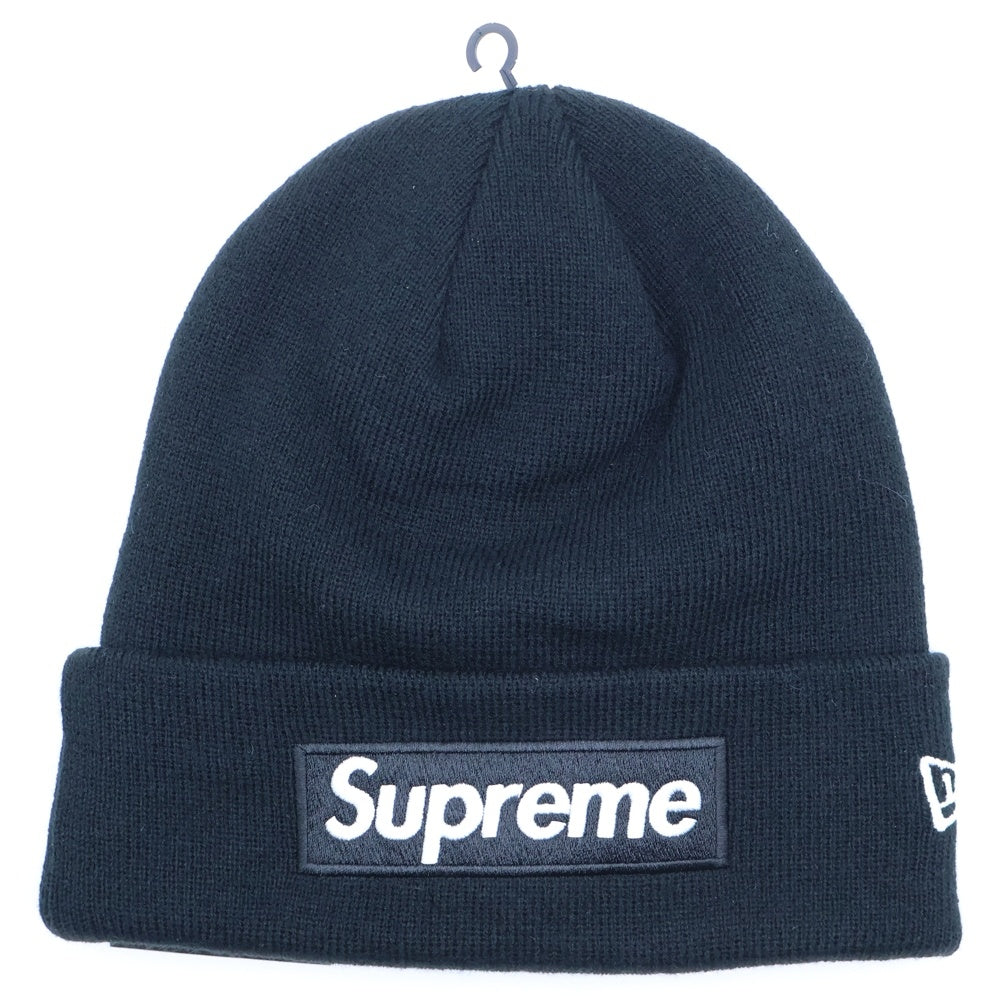 SUPREME(シュプリーム) 24AW ×New Era Box Logo Beanie ニューエラ ボックスロゴ ビーニー ニット帽 帽子 ブラック