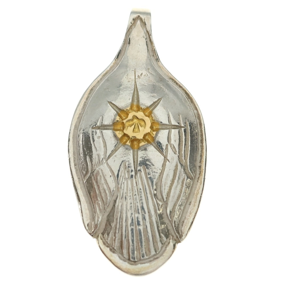 goro's(ゴローズ) K18付きスプーン ペンダントトップ シルバー/ゴールド BGA169