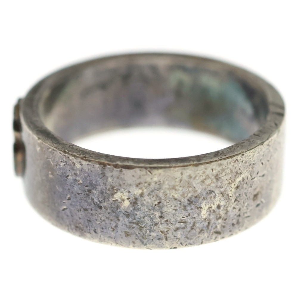 goro's(ゴローズ) ローズ平打ちリング シルバー/ゴールド BGA125