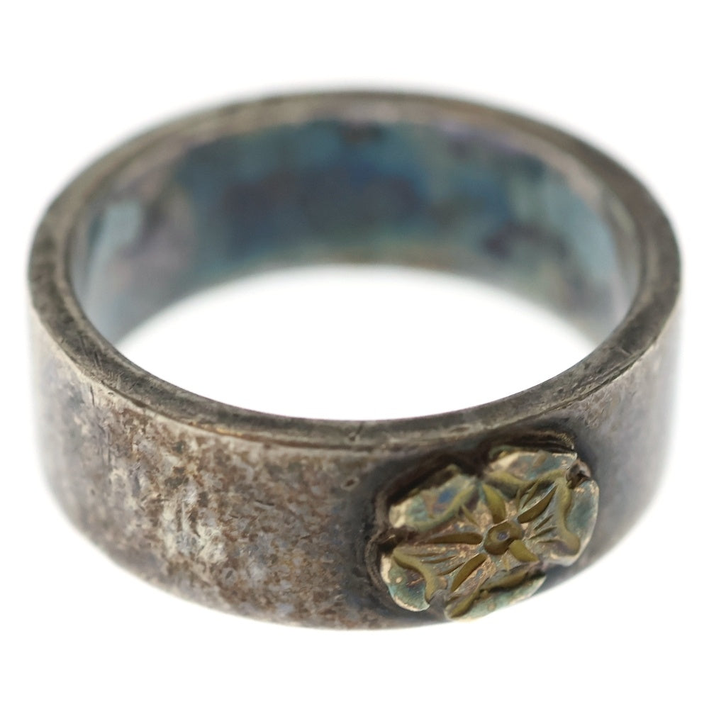 goro's(ゴローズ) ローズ平打ちリング シルバー/ゴールド BGA125