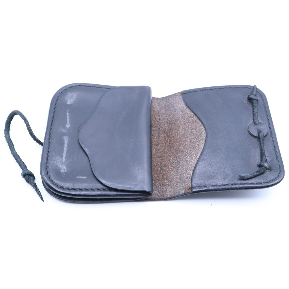 goro's(ゴローズ) K18付きコンチョ SVアポロコンチョカスタム角型小銭入れ ブラック/シルバー