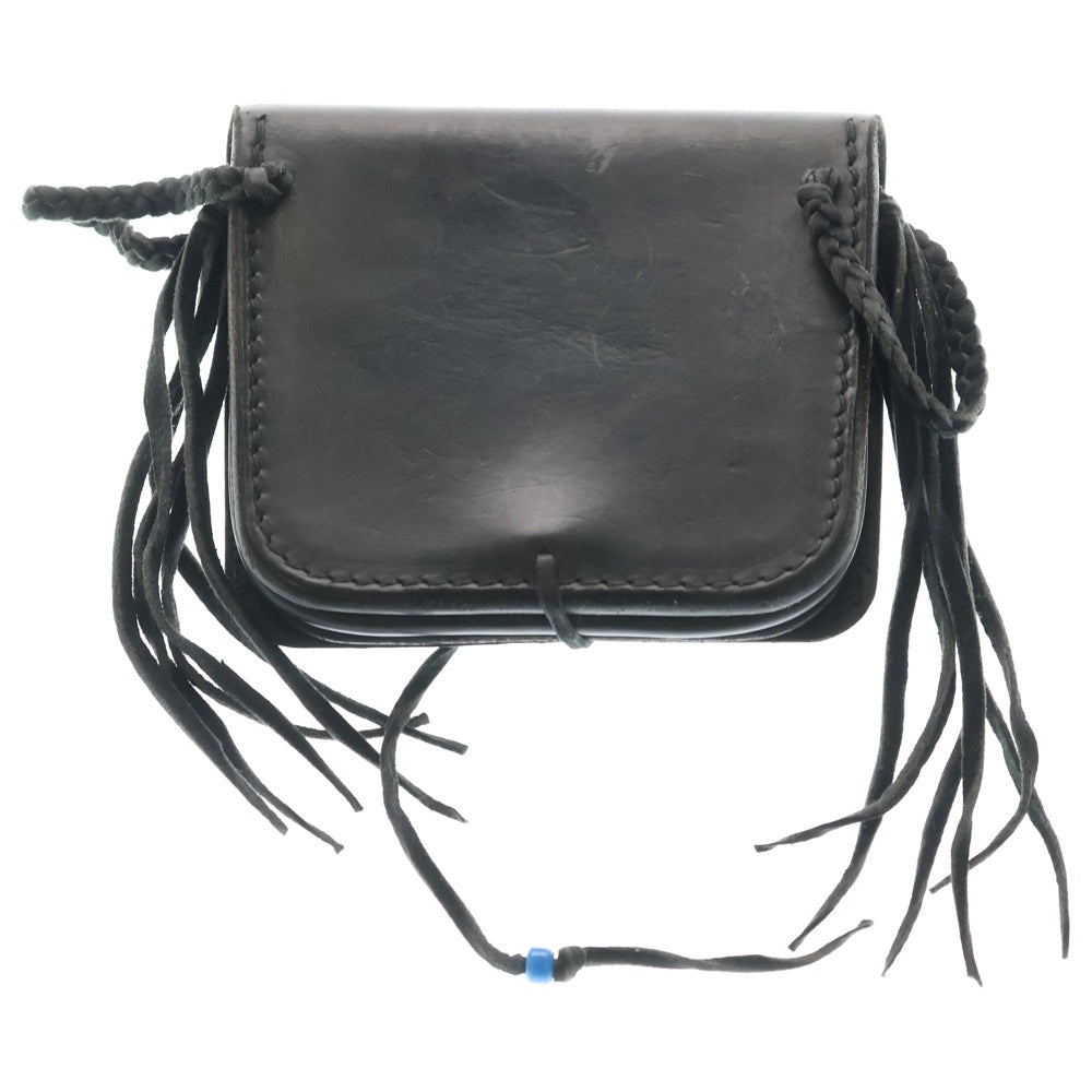 goro's(ゴローズ) コンチョ付きメディスン腰掛けバッグ ウエストバッグ ブラック レディース