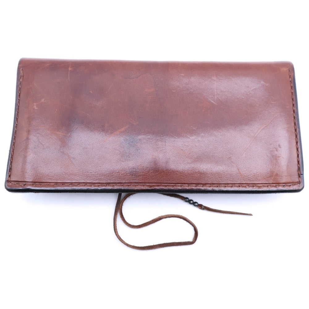 goro's(ゴローズ) コンチョ付き レザーウォレット 二つ折り長財布 ブラウン