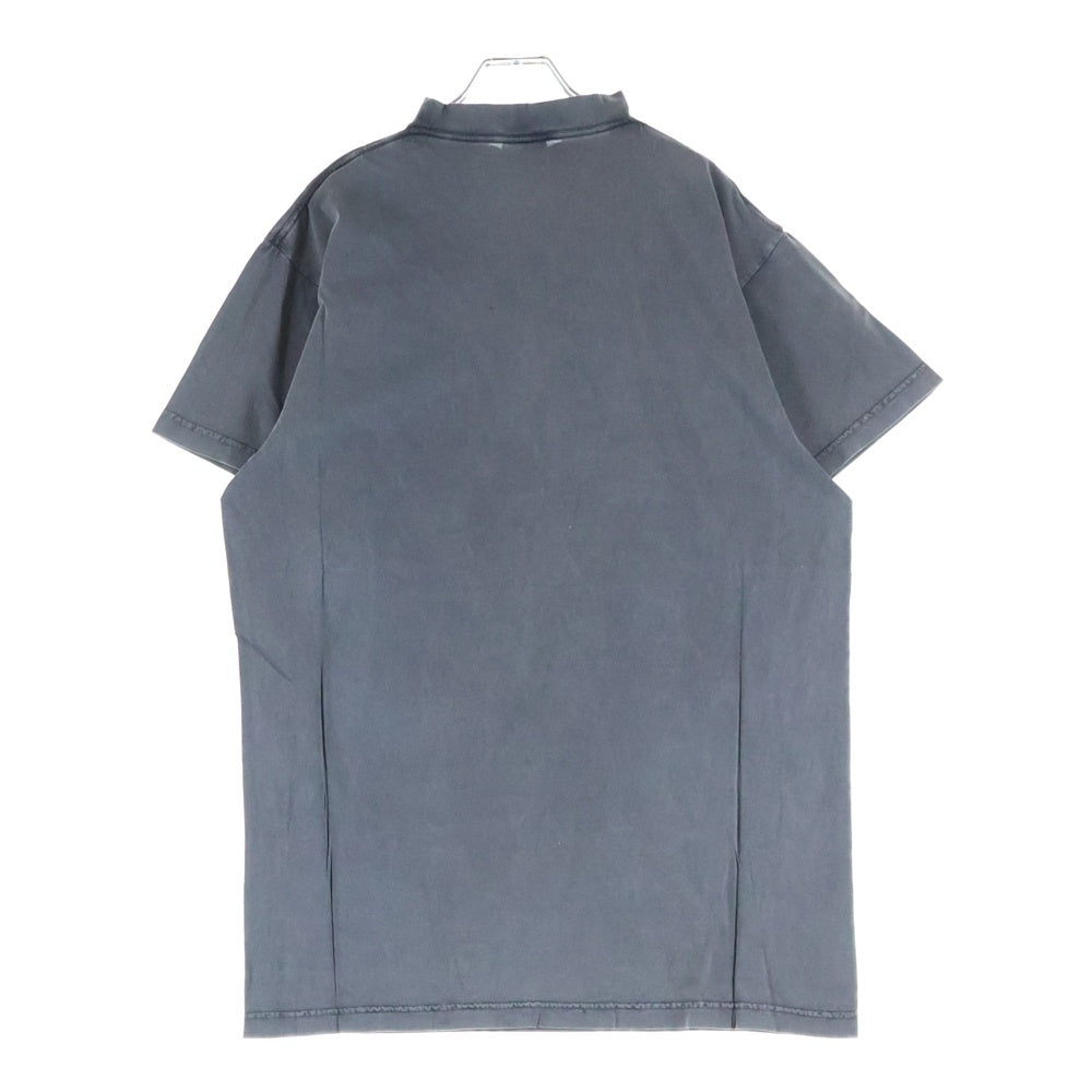 BALENCIAGA(バレンシアガ) 25SS Tbilisi Oversized T-Shirt ユーズド加工オーバーサイズプリント半袖Tシャツ T-Shirt 811688 TRVQ7 グレー