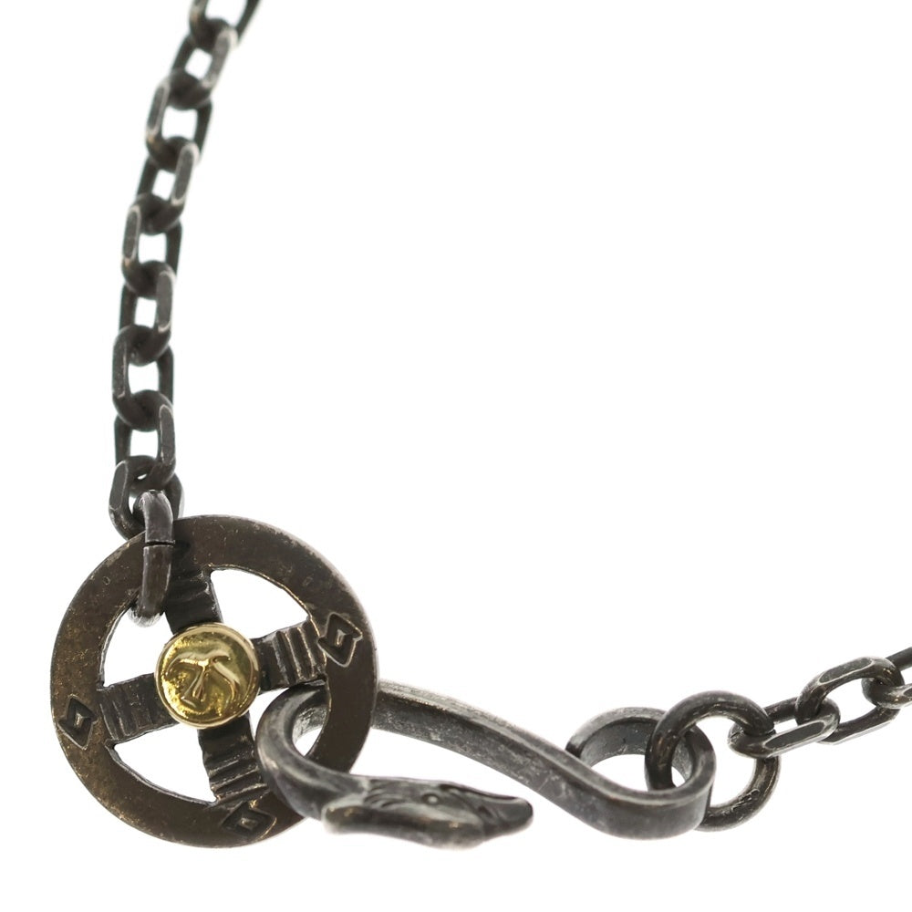 goro's(ゴローズ) メタル付きホイール太角チェーン ネックレスチェーン BGA086