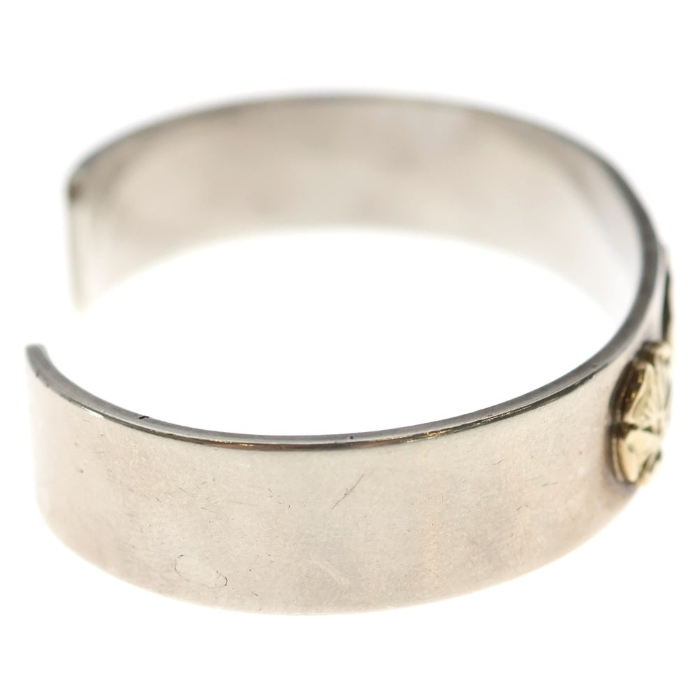 goro's(ゴローズ) ダブルローズ平打ちブレス バングル シルバー/ゴールド BGA111