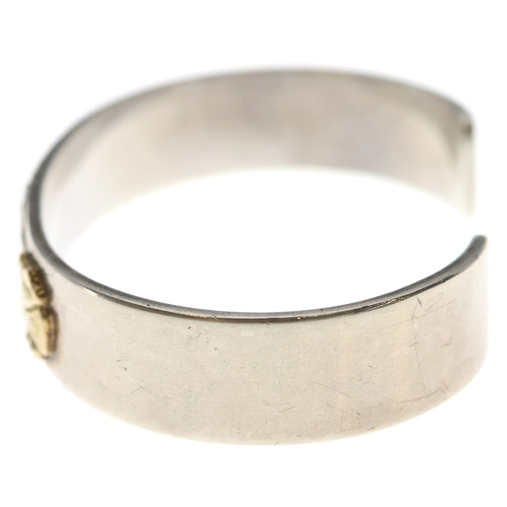 goro's(ゴローズ) ダブルローズ平打ちブレス バングル シルバー/ゴールド BGA111