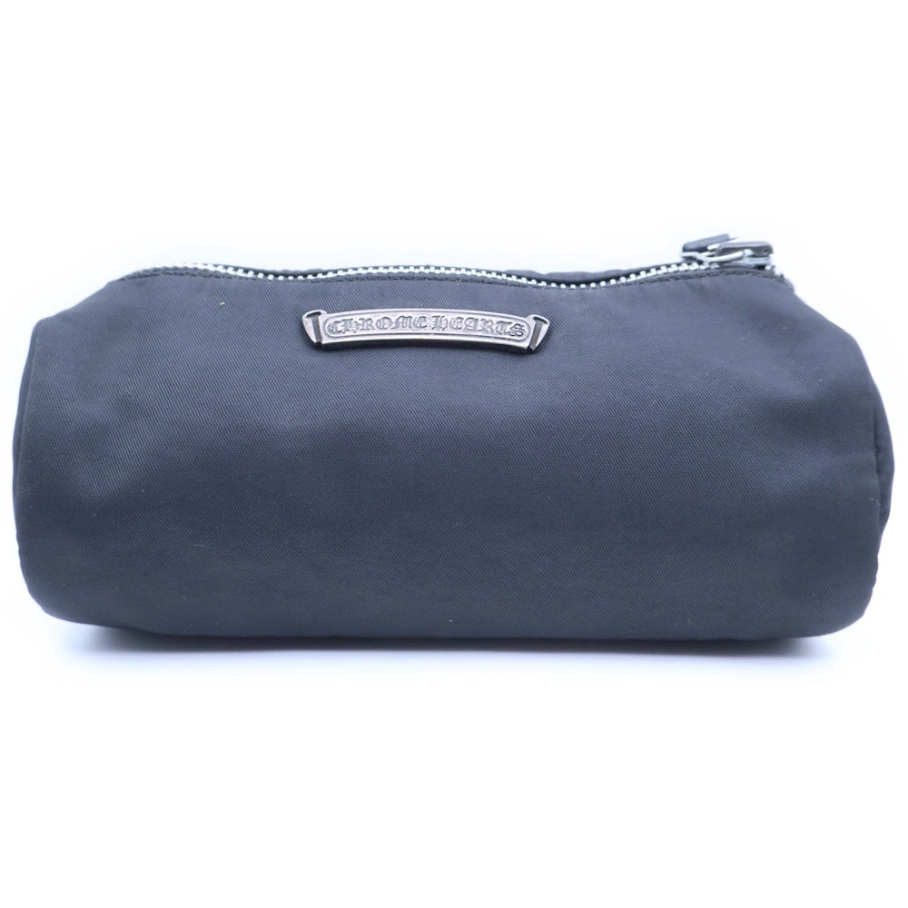 CHROME HEARTS(クロムハーツ) CYLINDER CASE シリンダーケース ナイロンポーチ ブラック