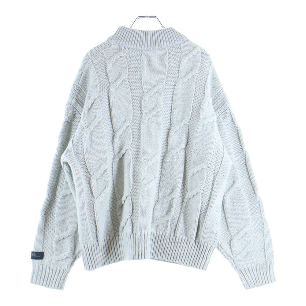 KITH(キス) Davidson Mockneck デイビッドソンモックネックニットセーター グレー