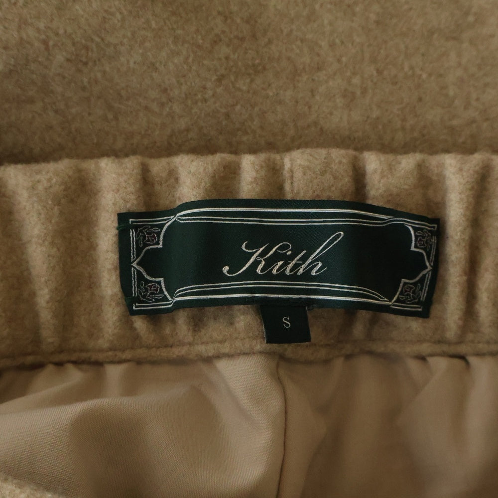 KITH(キス) ドローストリングイージースラックスパンツ ベージュ