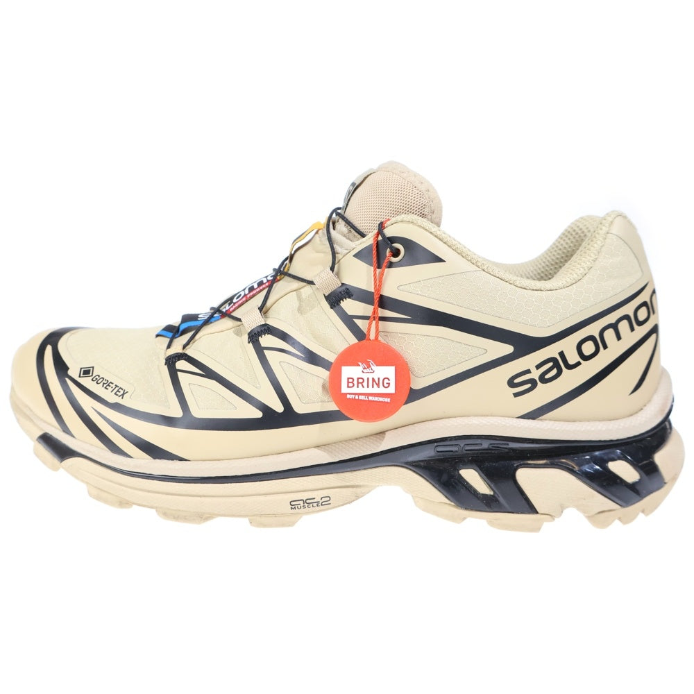 SALOMON(サロモン) XT-6 GTX SAFARI ゴアテックス ローカットスニーカー 474455 ベージュ US9/27.0cm