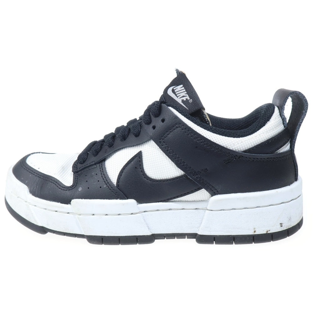 NIKE(ナイキ) WMNS DUNK LOW DISRUPT CK6654-102 ウィメンズ ダンク ロー ディスラプト ローカットスニーカー US6.5/23.5cm ホワイト/ブラック レディース