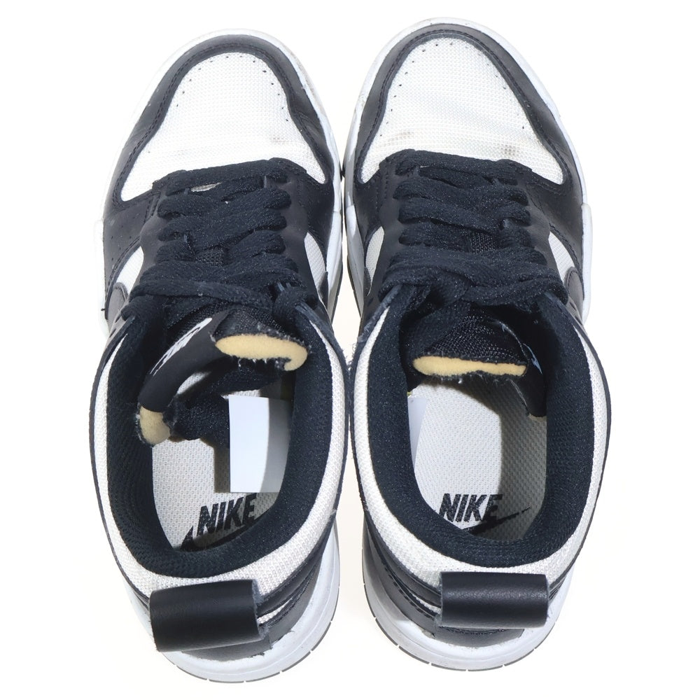 NIKE(ナイキ) WMNS DUNK LOW DISRUPT CK6654-102 ウィメンズ ダンク ロー ディスラプト ローカットスニーカー US6.5/23.5cm ホワイト/ブラック レディース