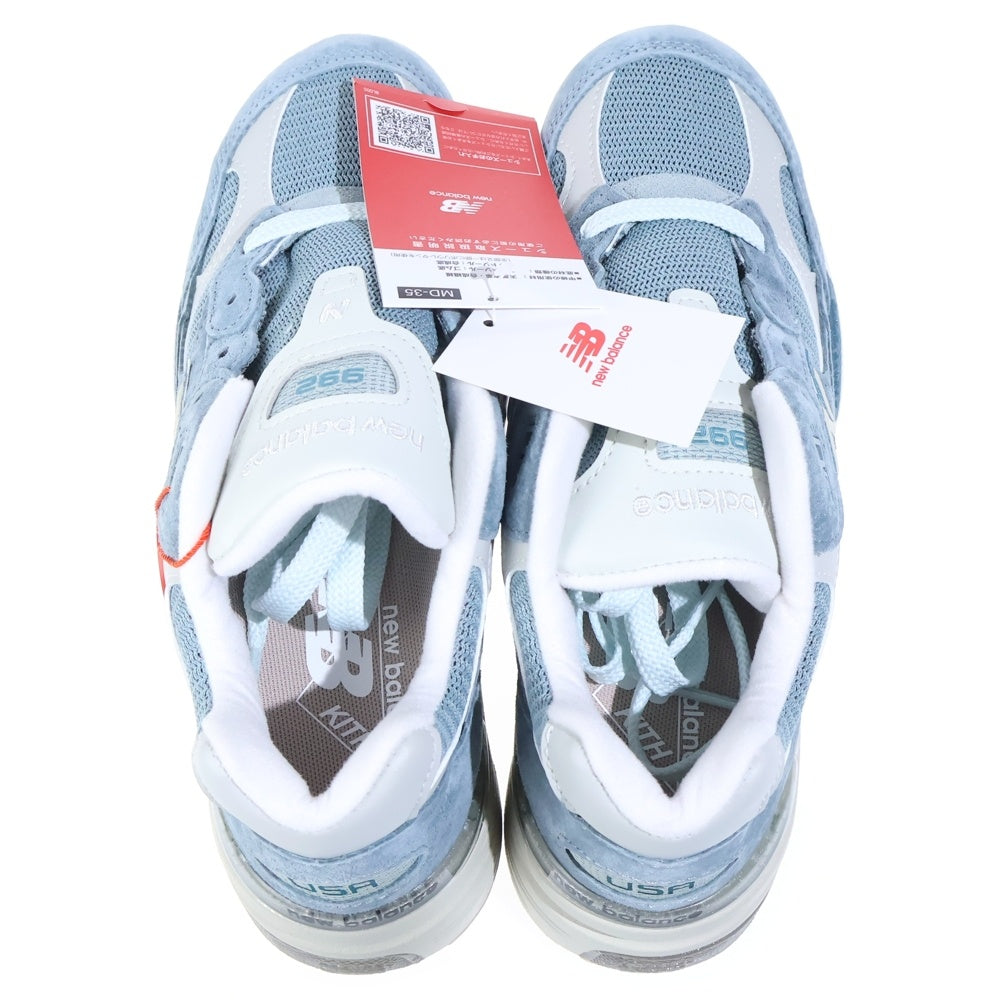 New Balance(ニューバランス) ×KITH 992 Aegean Blue/Shadow Gray U992KT キス ローカットスニーカー ブルー/グレー US5/23.0cm レディース