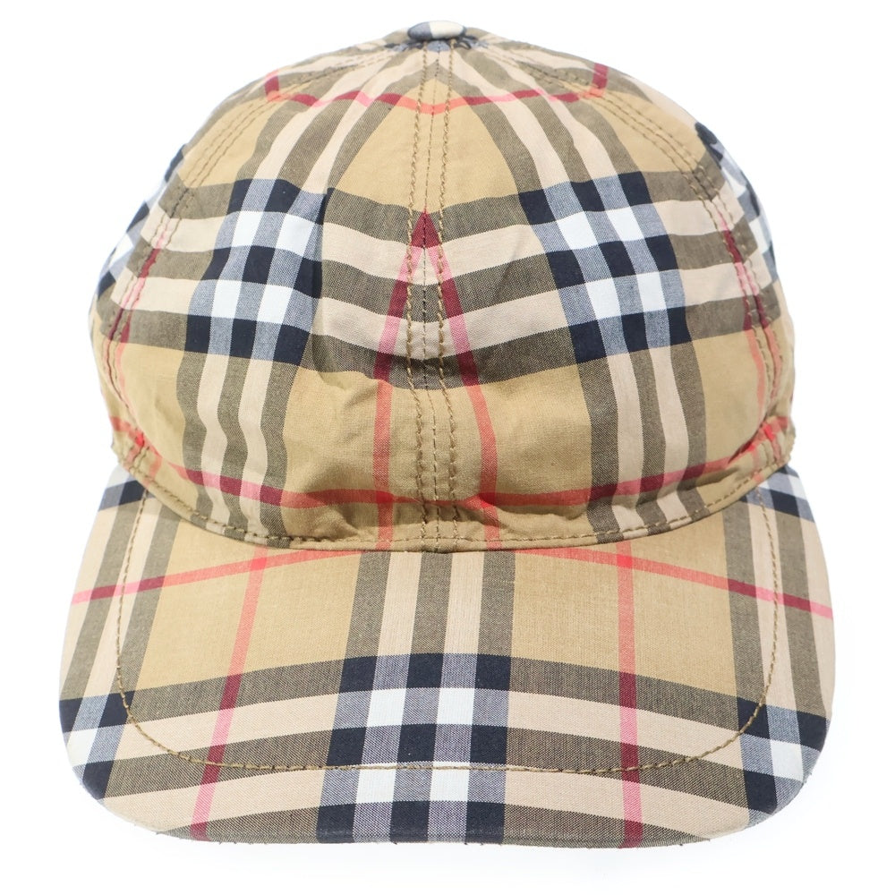 BURBERRY(バーバリー) ノヴァチェック 6パネルベースボールキャップ 帽子 4073689 ベージュ レディース