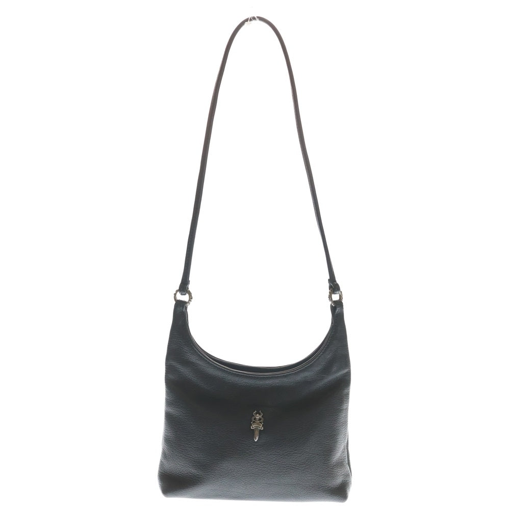CHROME HEARTS(クロムハーツ) VIV LTHR DAGGER ヴィヴ ダガー付きレザーハンドバッグ ブラック