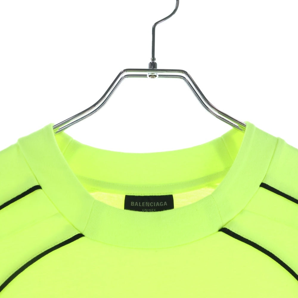 BALENCIAGA(バレンシアガ) 24SS PARIS SOCCER サッカーシリーズ テクニカルジャージー半袖Tシャツ 777705 TPVR5 イエロー