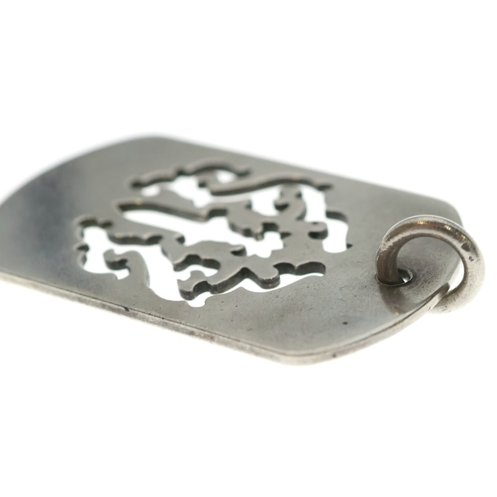 CHROME HEARTS(クロムハーツ) D TAG LRG DAGGER ヴァインダガーカットアウトドッグタグ ラージ ペンダントトップ シルバー BCA240