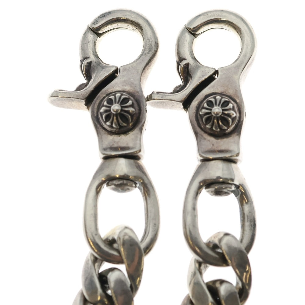 CHROME HEARTS(クロムハーツ) CLASSIC SHORT-T/ 2クリップショートクラシック ウォレットチェーン シルバー BCA068