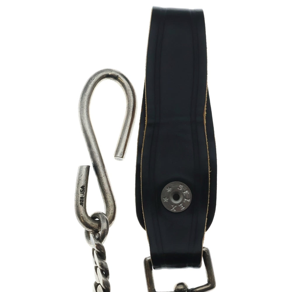 TENDERLOIN(テンダーロイン) WALLET CHAIN LEATHER BRASS ウォレットチェーン シルバー