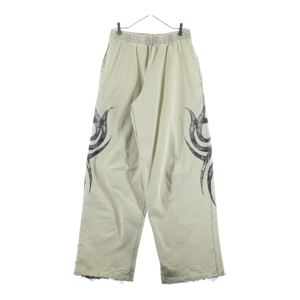 BALENCIAGA(バレンシアガ) 24AW Y2K Baggy Sweatpants トライバルバギースウェットパンツ 803266 TRVG2 ベージュ