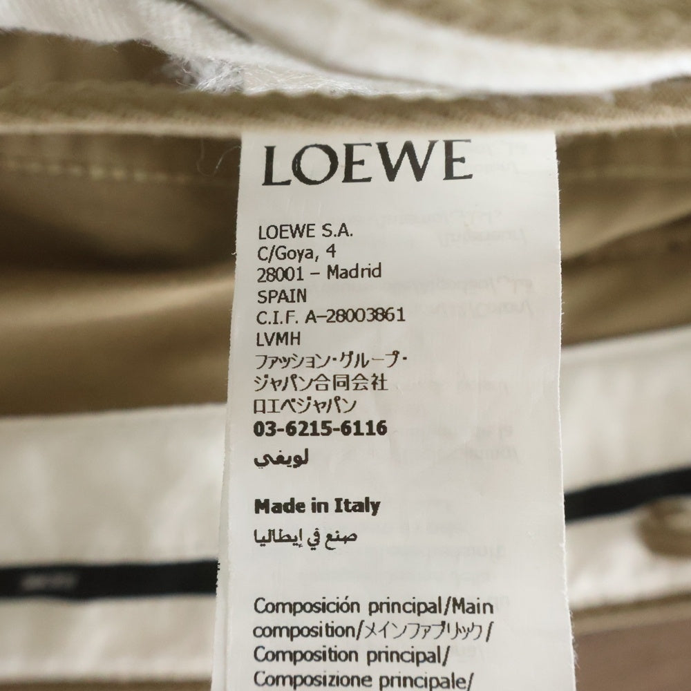 LOEWE(ロエベ) Straight Pants H526Y04WHB カーペンター トラウザーズ パンツ ベージュ