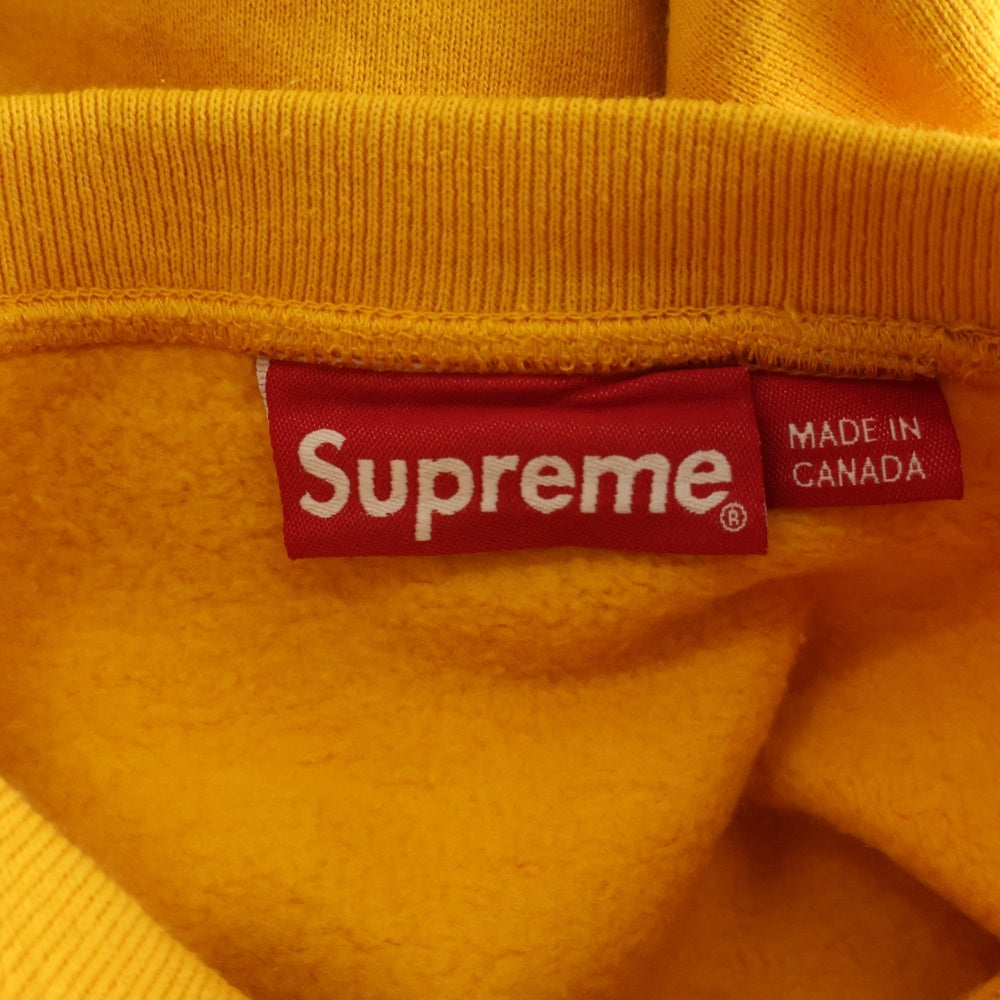 SUPREME(シュプリーム) 18AW Box Logo Crewneck ボックス ロゴ クルーネックスウェットトレーナー イエロー