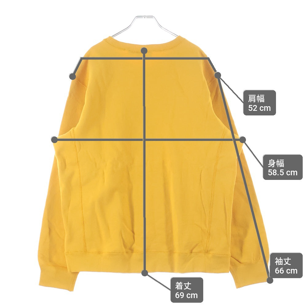 SUPREME(シュプリーム) 18AW Box Logo Crewneck ボックス ロゴ クルーネックスウェットトレーナー イエロー